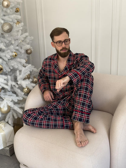 Піжама чоловіча із трикотажу Oxford