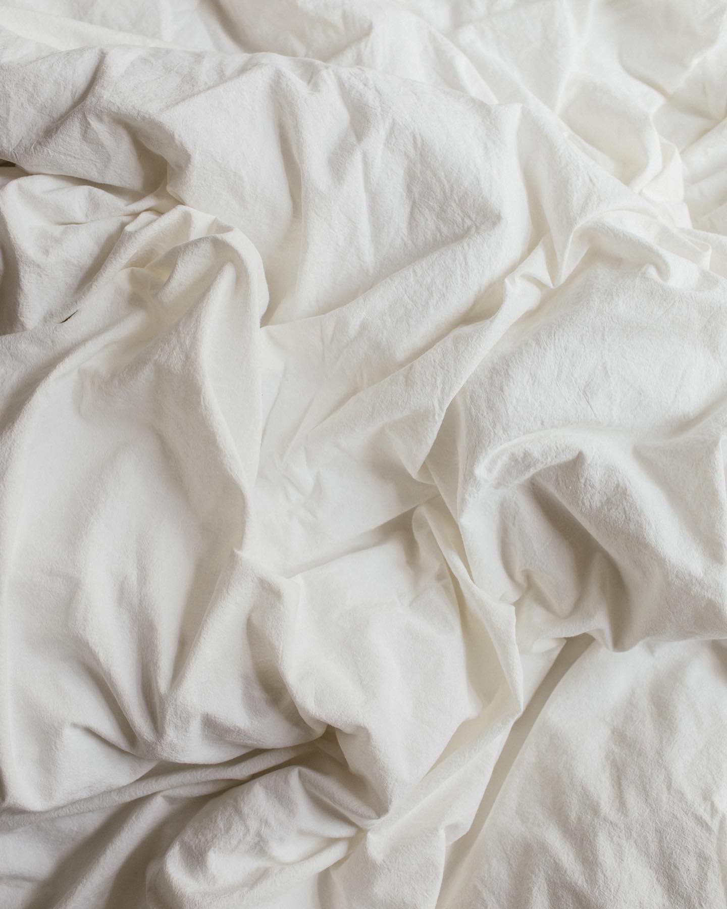 Комплект постільної білизни із вареної бавовни Creme