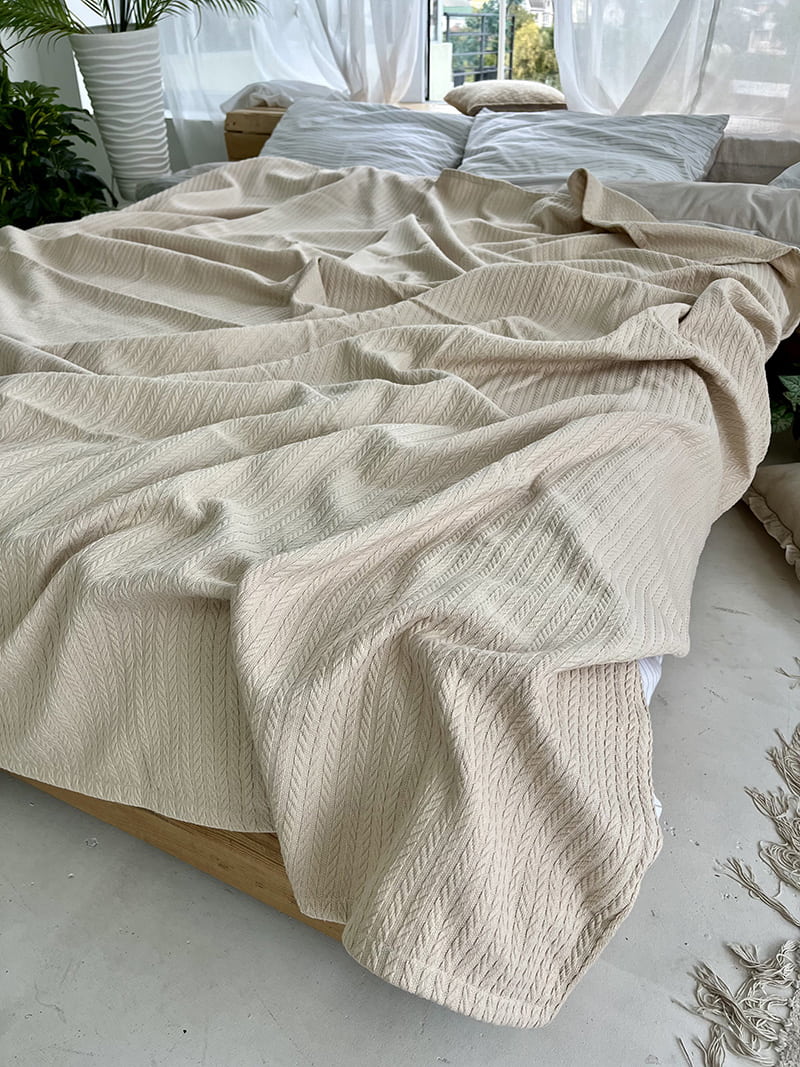 Бавовняне покривало Braid