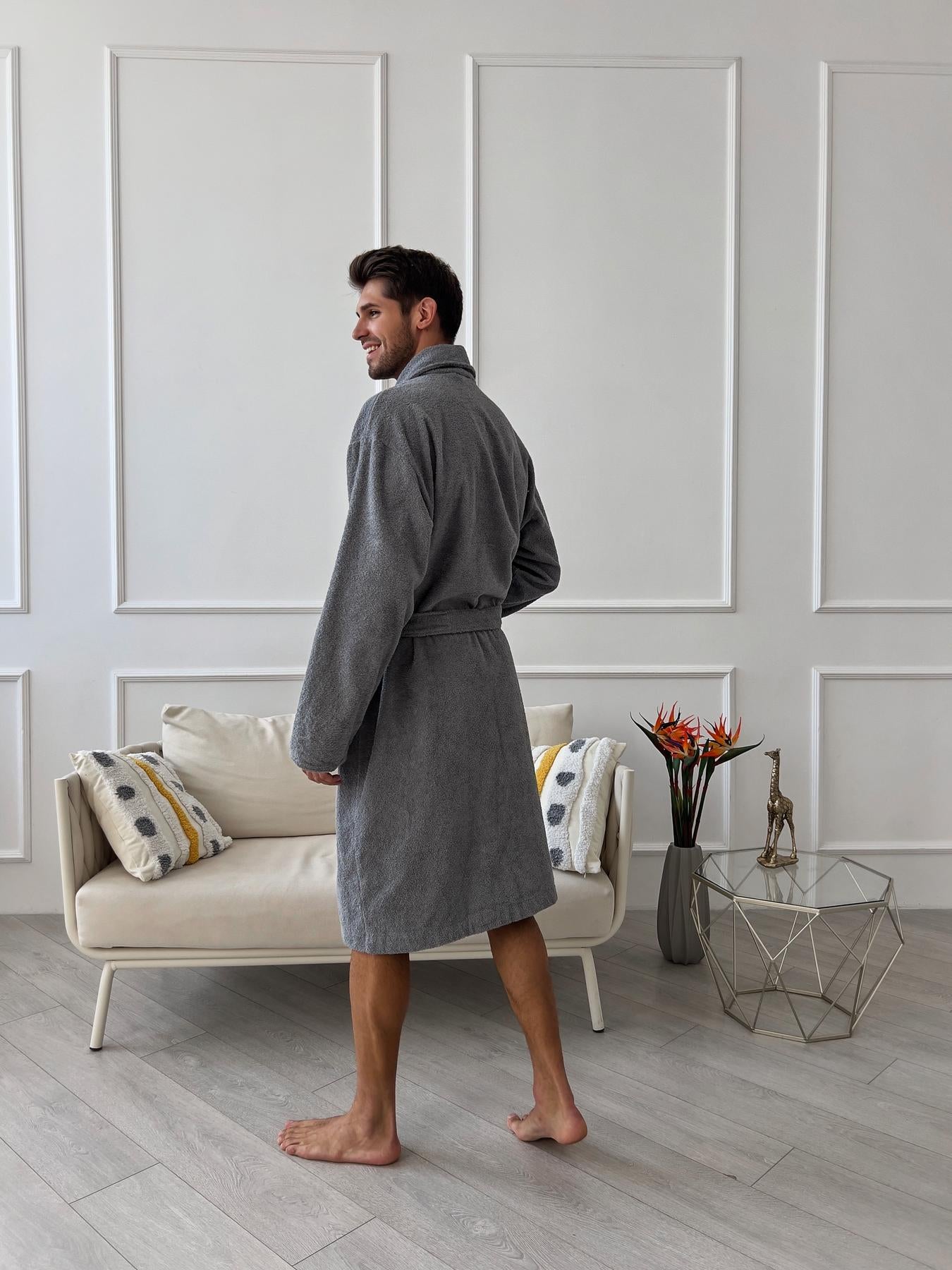 Чоловічий халат махровий Fortune