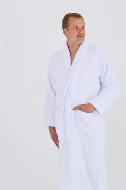 Чоловічий халат махровий White Ideal