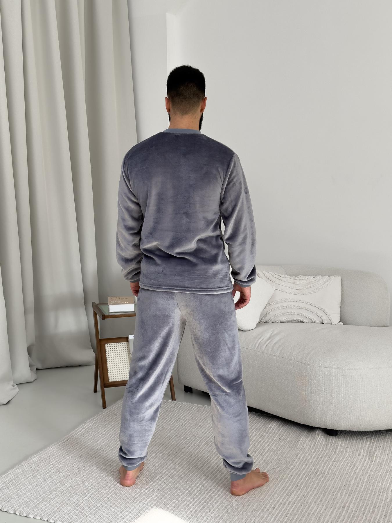 Піжама чоловіча із велсофту Теплик