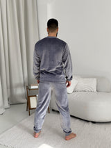 Піжама чоловіча із велсофту Теплик