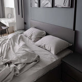 Комплект постільної білизни із вареної бавовни Grey