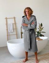 Чоловічий халат з грецької вафельки Ares