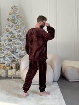 Піжама чоловіча із велсофту Теплик