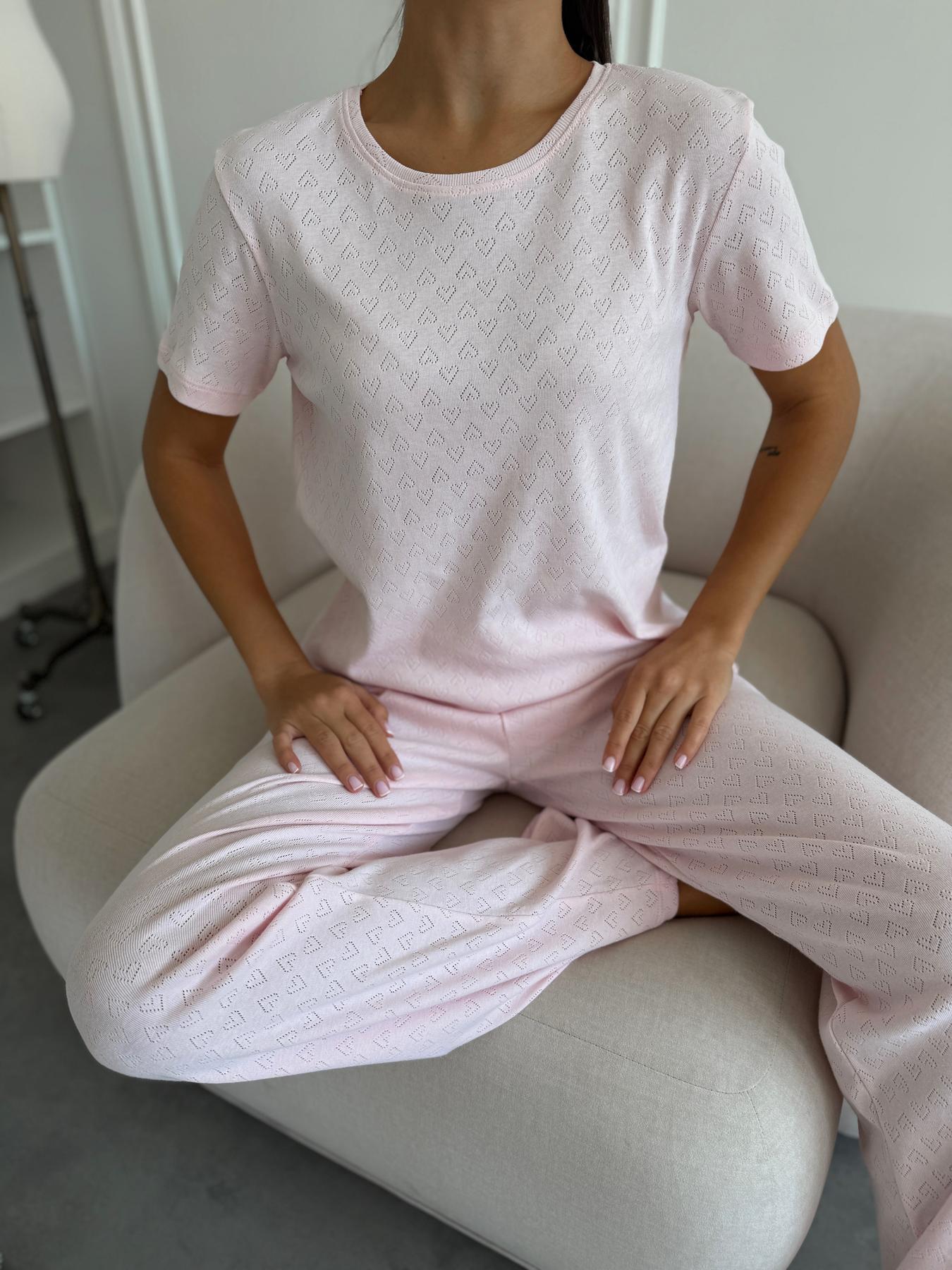 Піжама жіноча із трикотажу Rose Amour (штани та футболка)