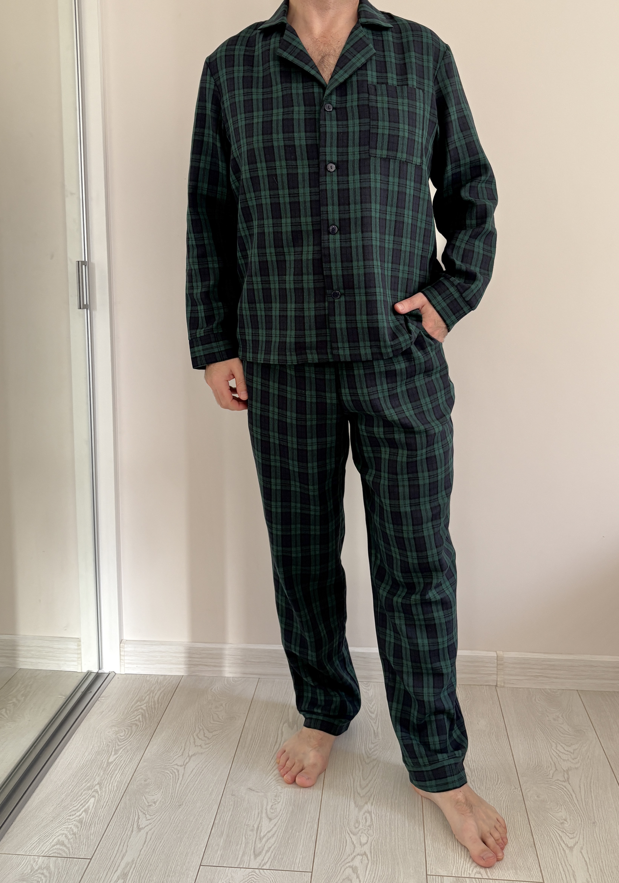 Піжама чоловіча із фланелі Base