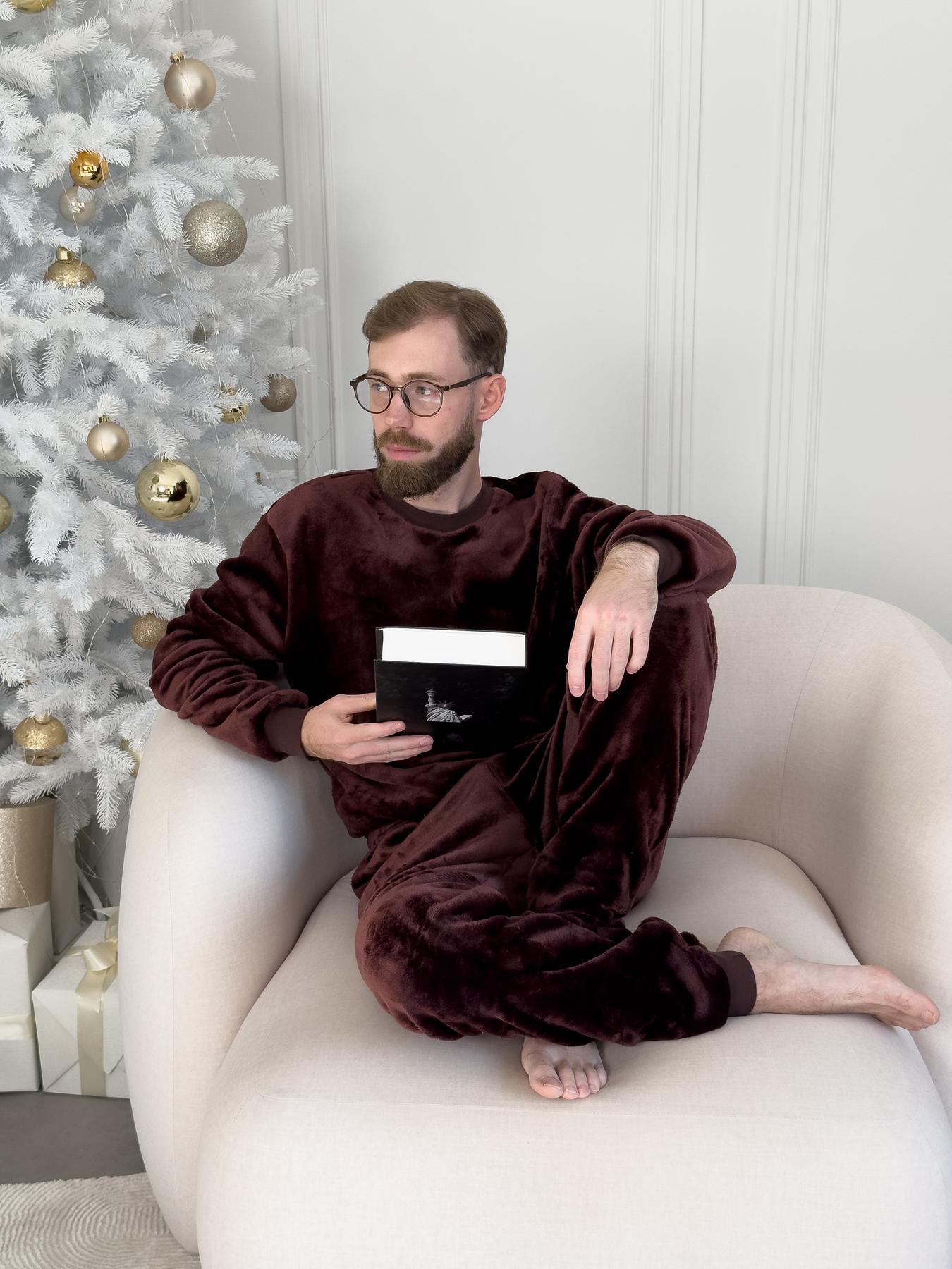 Піжама чоловіча із велсофту Теплик