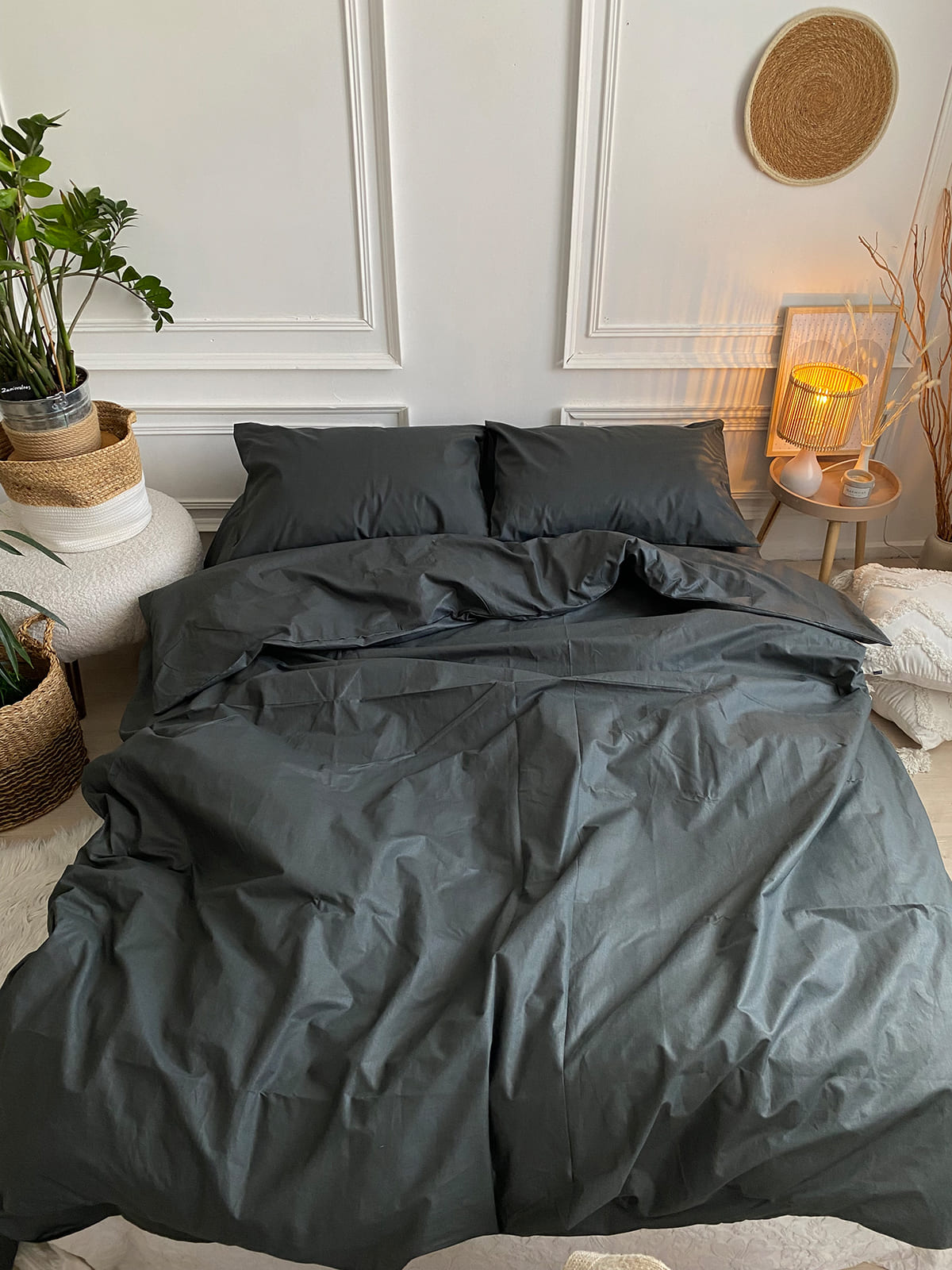 Комплект постільної білизни із бязі Dark