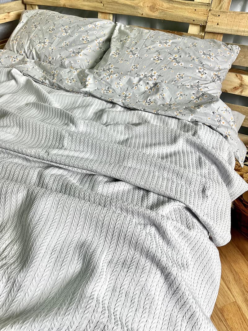 Бавовняне покривало Braid