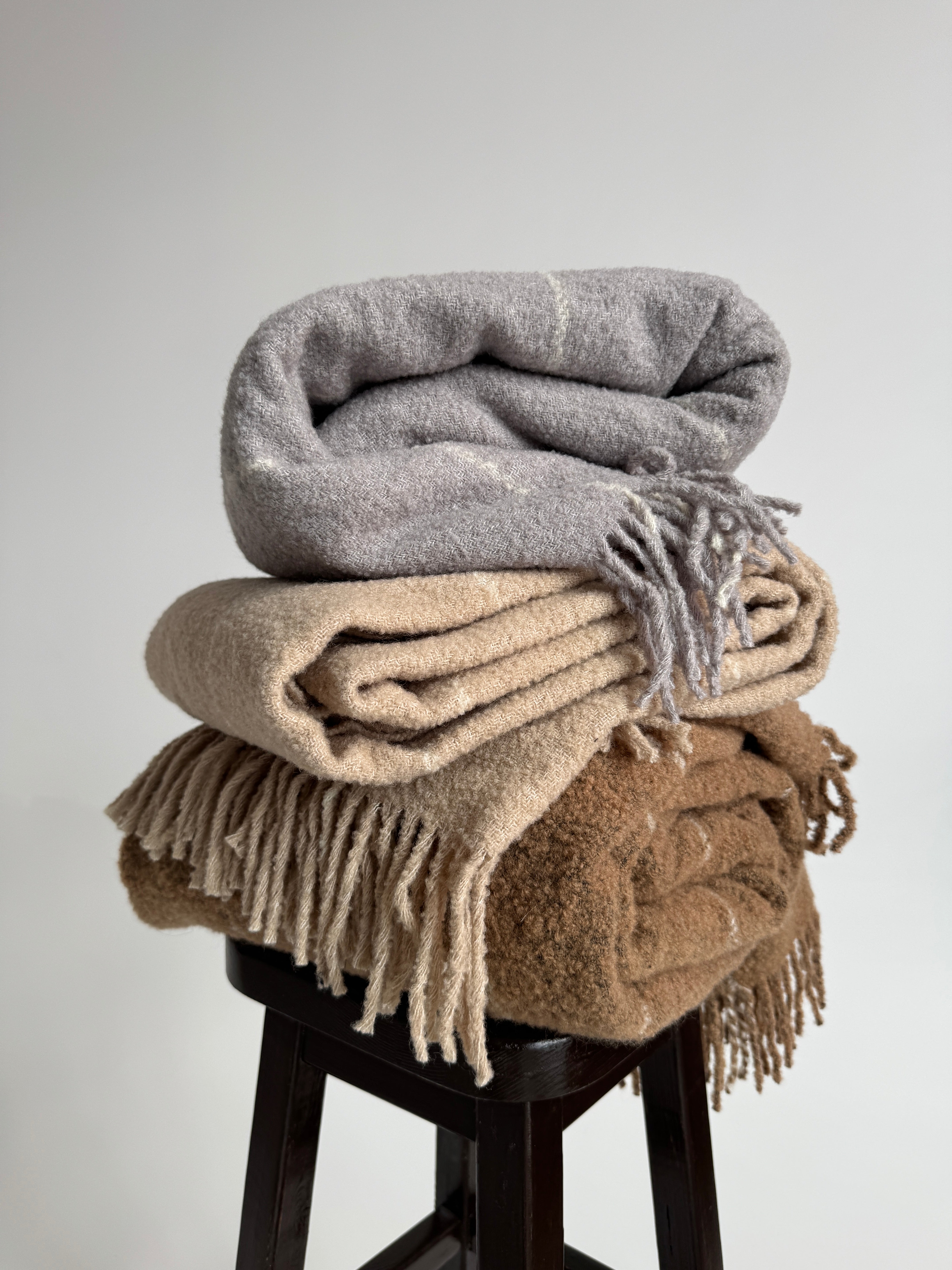 Шерстяний плед Букле