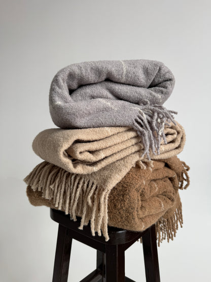 Шерстяний плед Букле