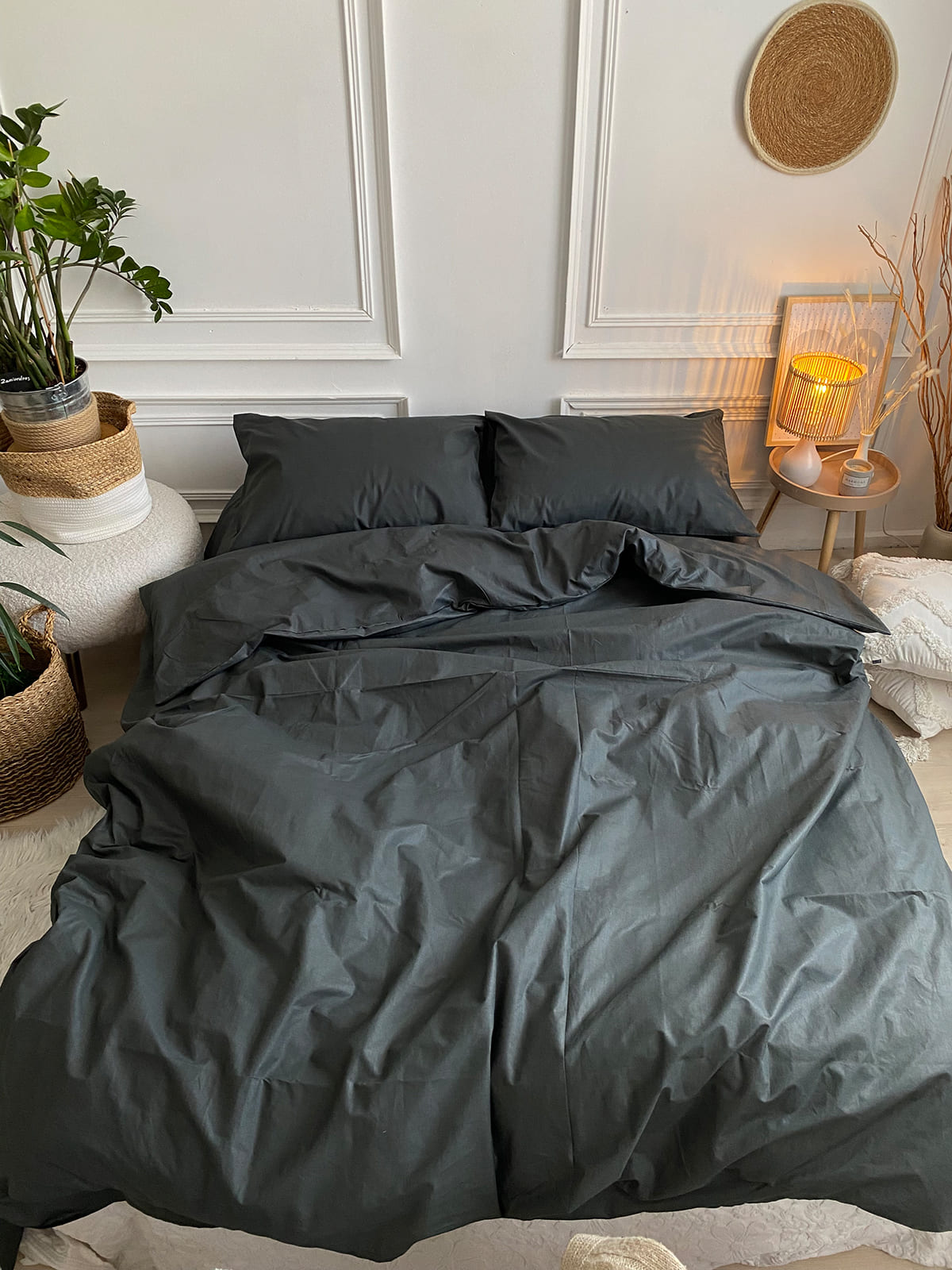 Комплект постільної білизни із бязі Dark