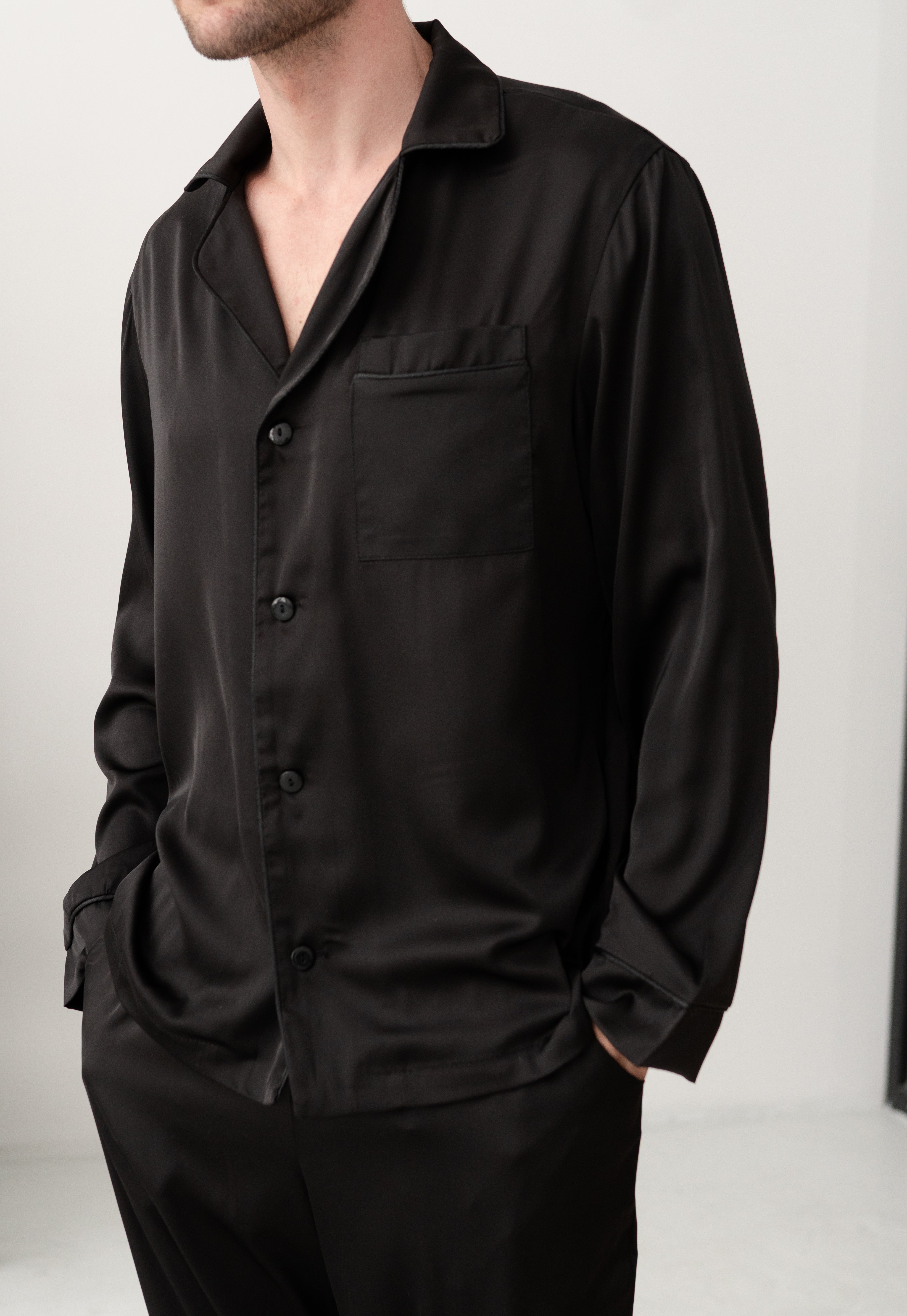 Піжама чоловіча шовкова Leo