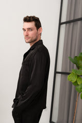 Піжама чоловіча шовкова Leo