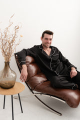 Піжама чоловіча шовкова Leo