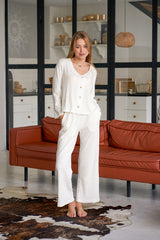 Піжама жіноча в рубчик Rubi