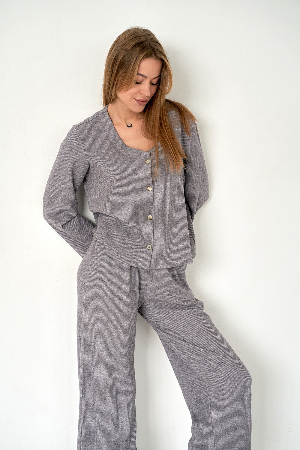 Піжама жіноча в рубчик Rubi