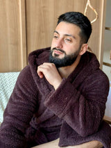 Чоловічий халат з велсофту Cuddle