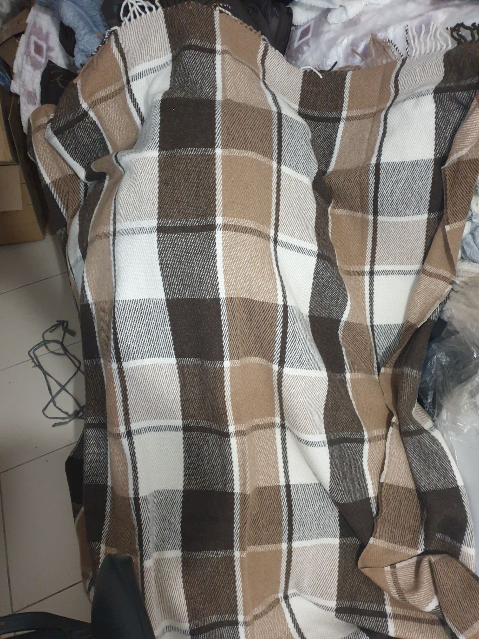 Шерстяний плед Wool Cube