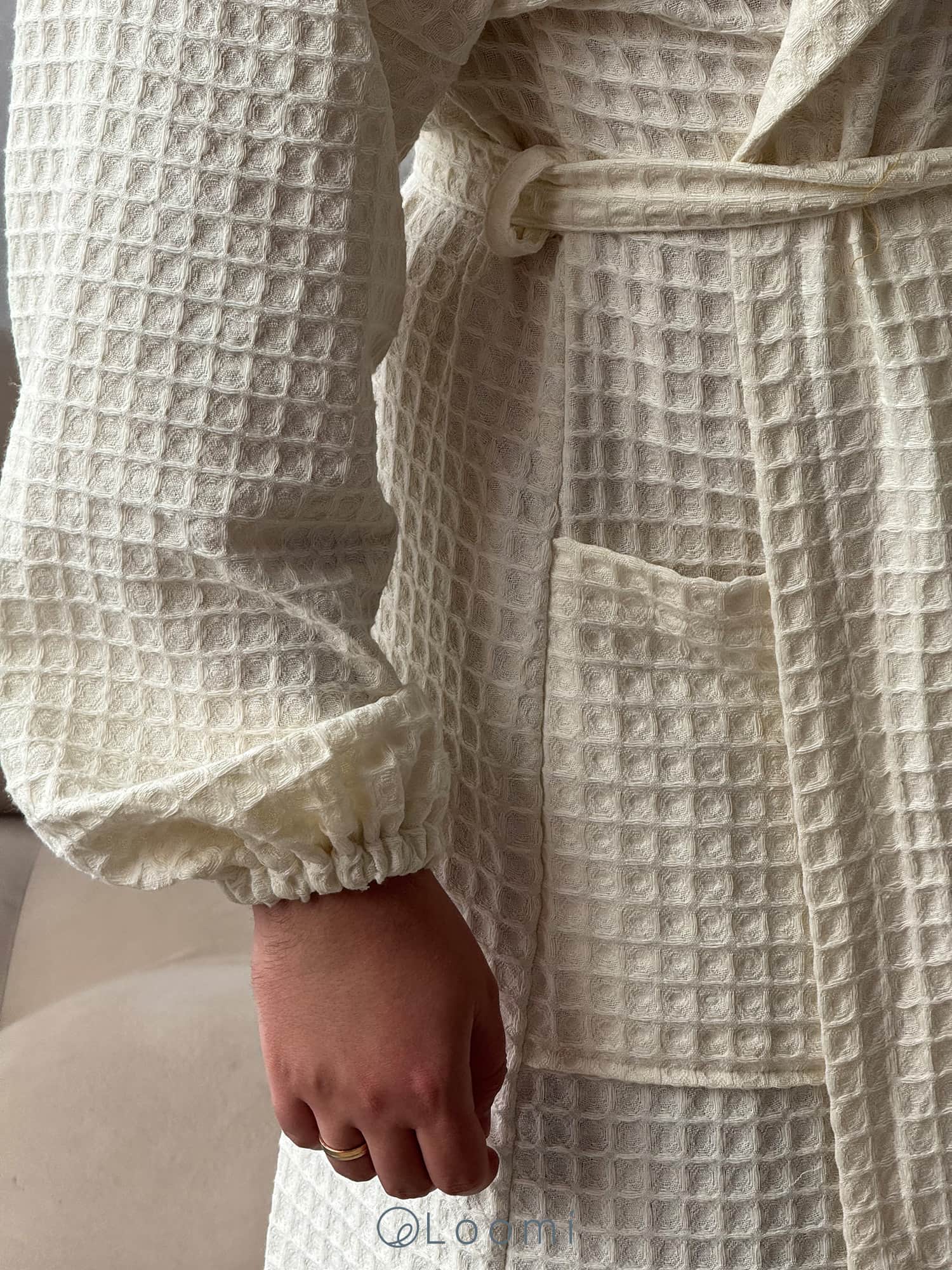 Чоловічий халат з грецької вафельки Greece