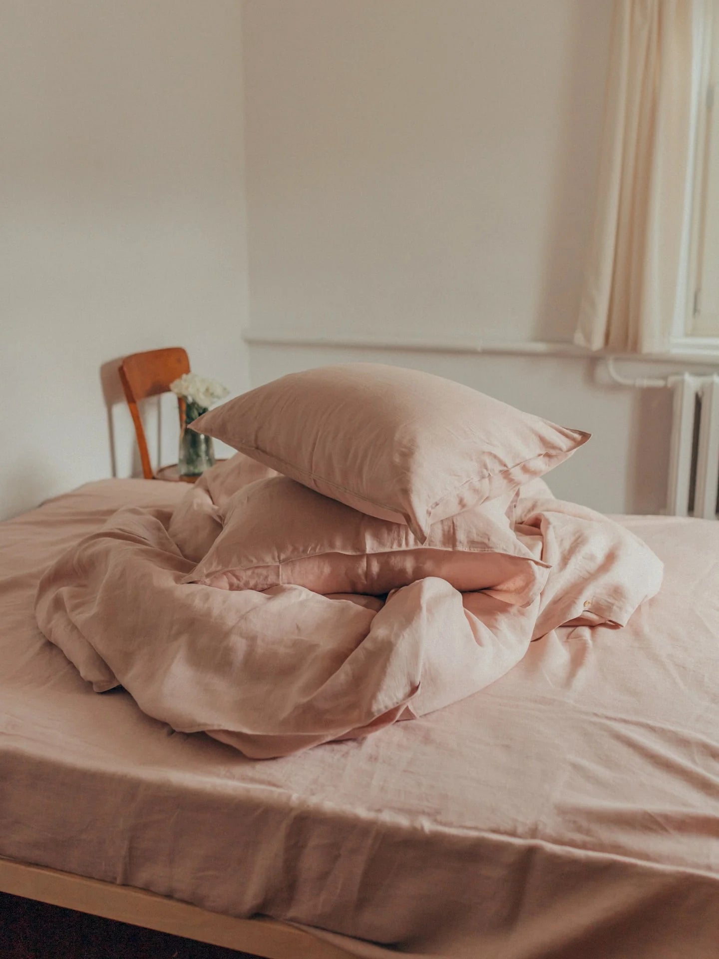 Комплект постільної білизни з вареного льону Lace