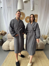 Чоловічий халат з грецької вафельки Greece