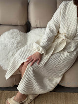 Жіночий халат з грецької вафельки Greece