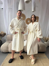 Чоловічий халат з грецької вафельки Greece