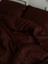 Комплект постільної білизни із преміум сатину Chocolate