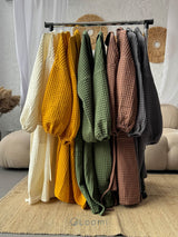 Жіночий халат з грецької вафельки Greece