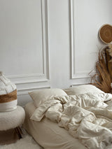 Комплект постільної білизни із преміум сатину Milky