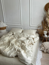 Комплект постільної білизни із преміум сатину Milky