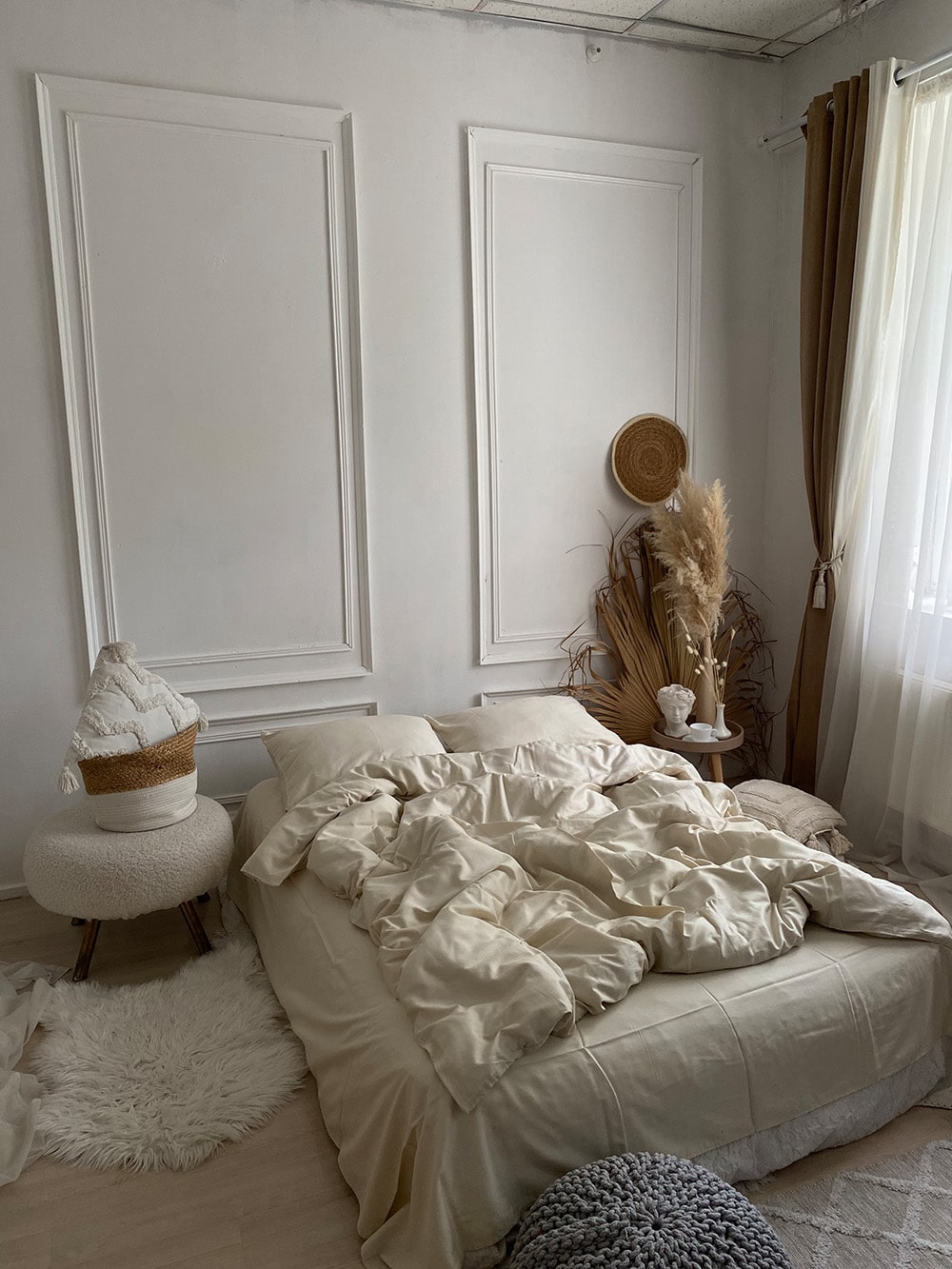 Комплект постільної білизни із преміум сатину Milky