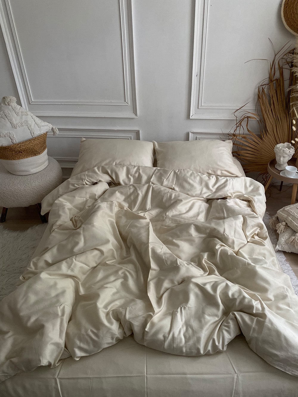 Комплект постільної білизни із преміум сатину Milky