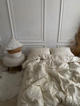 Комплект постільної білизни із преміум сатину Milky