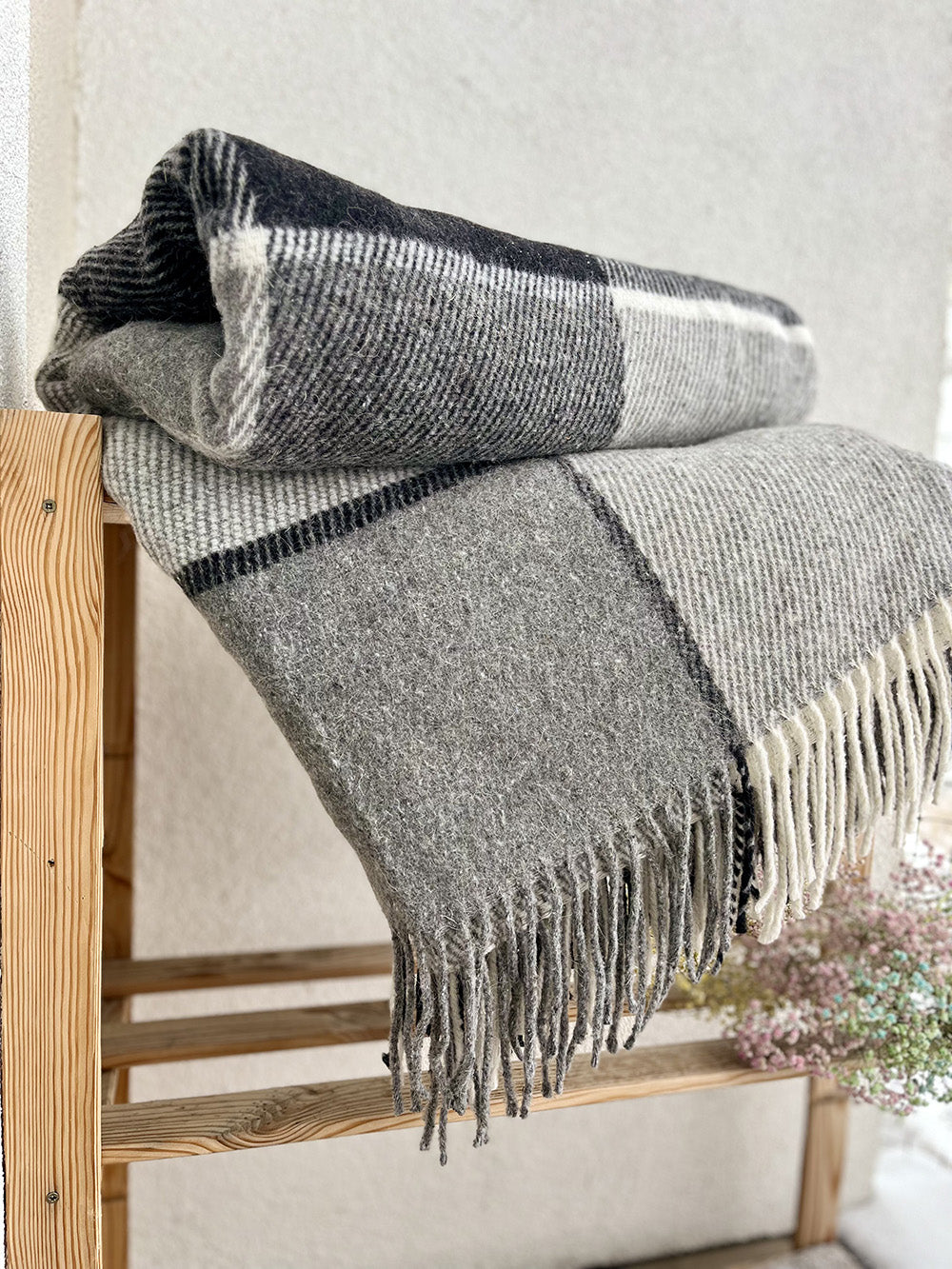 Шерстяний плед Wool Cube