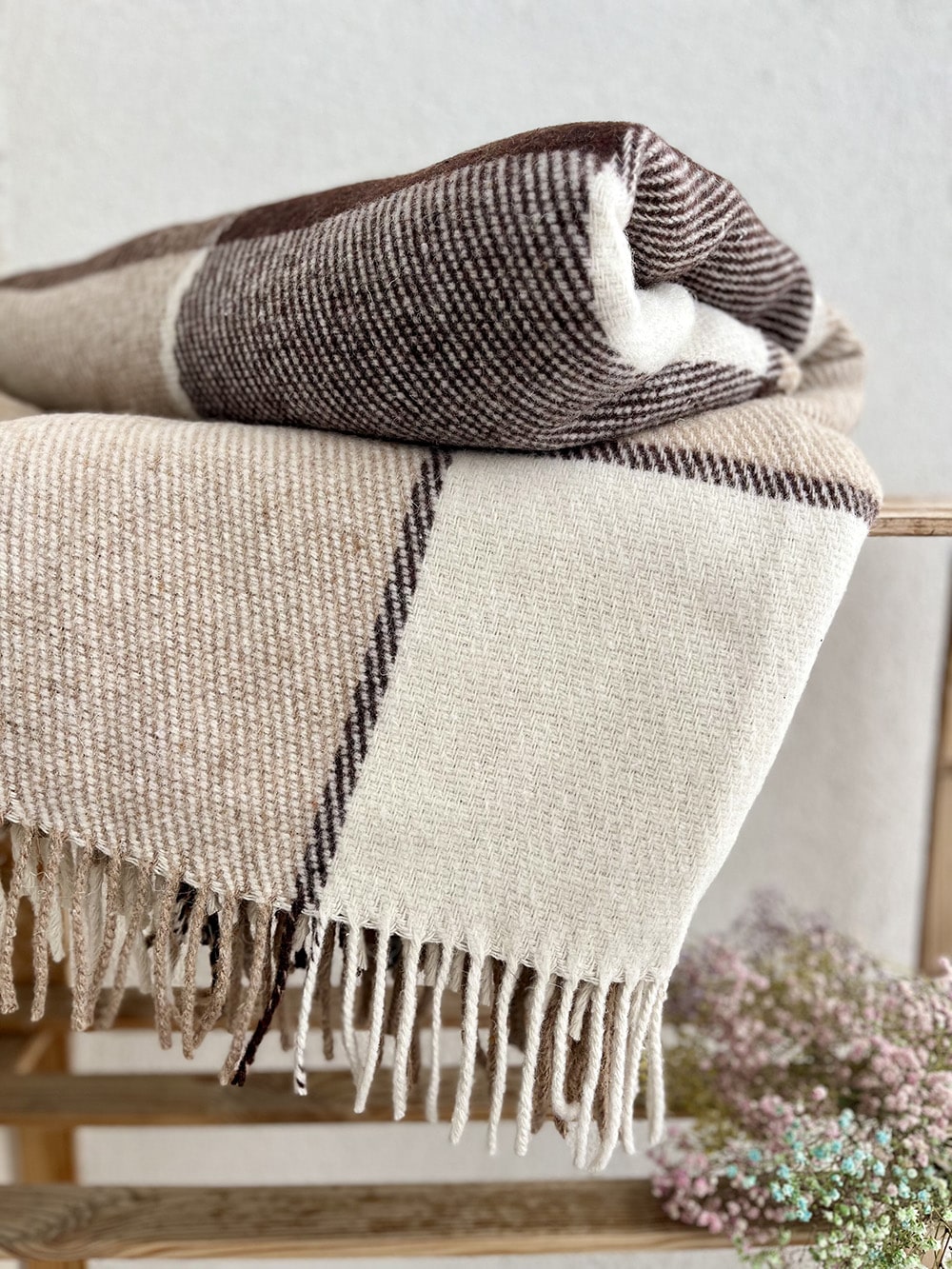 Шерстяний плед Wool Cube