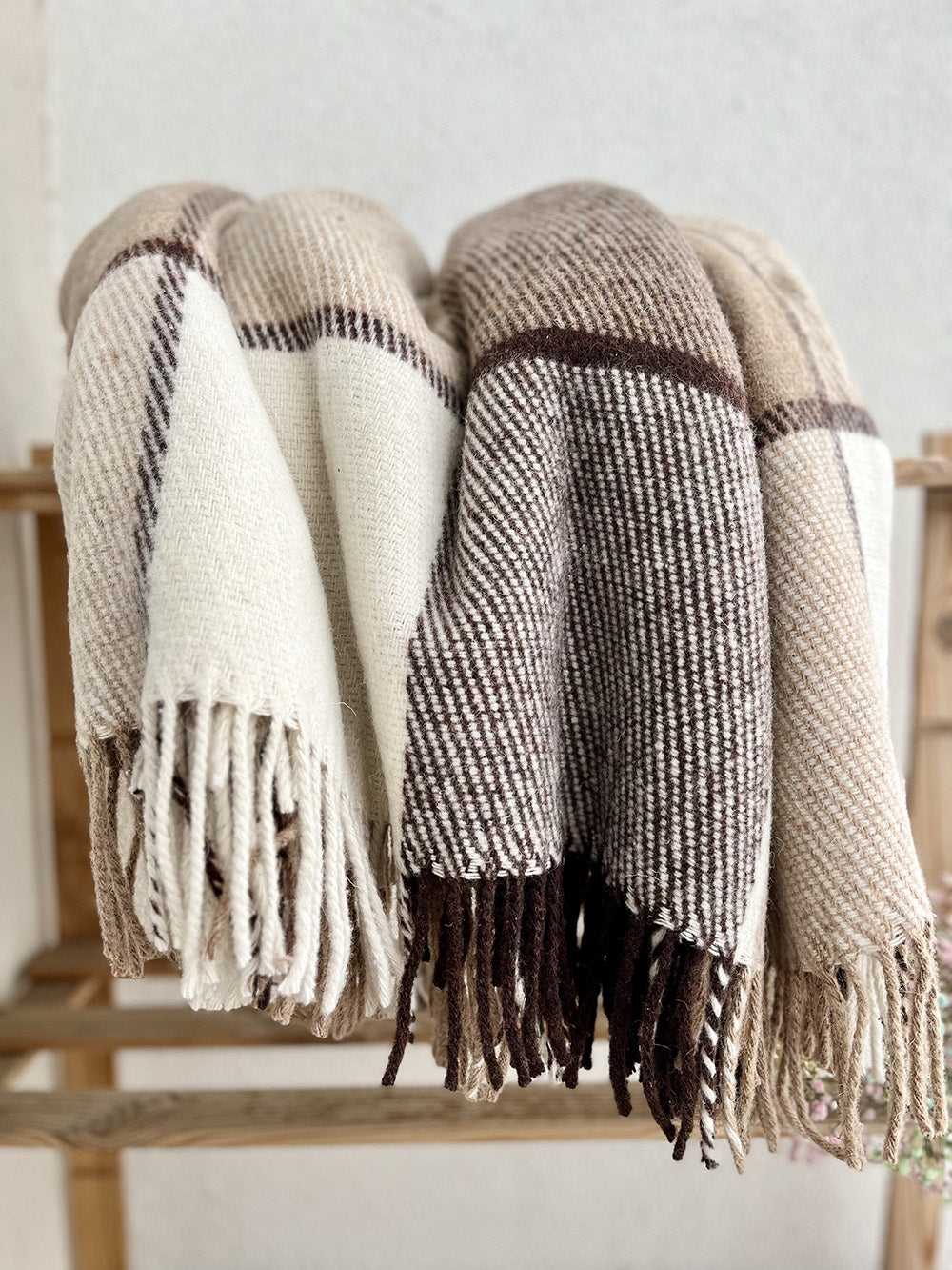 Шерстяний плед Wool Cube