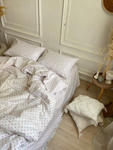 Комплект постільної білизни із ранфорсу Pink Hearts