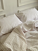 Комплект постільної білизни із ранфорсу Pink Hearts