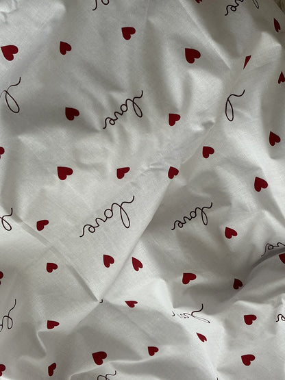 Комплект постільної білизни із бязі Love