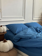 Комплект постільної білизни із бязі Blue