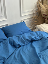 Комплект постільної білизни із бязі Blue