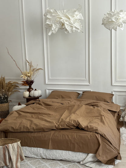 Комплект постільної білизни із бязі Beige