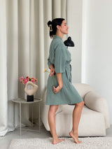 Жіночий халат мусліновий Comfort