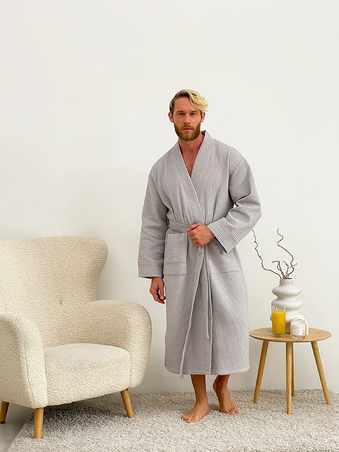 Чоловічий халат вафельний Kimono