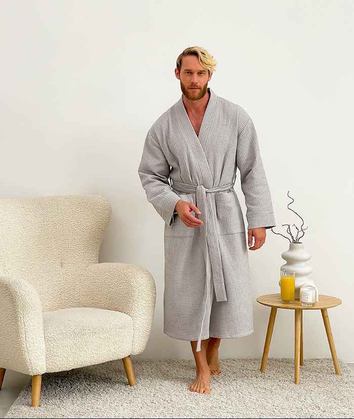 Чоловічий халат вафельний Kimono