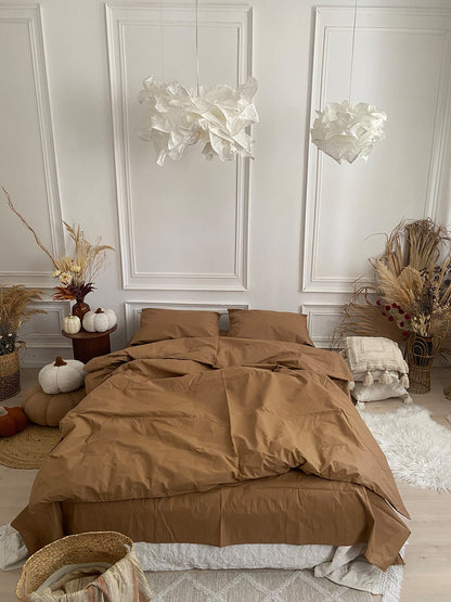 Комплект постільної білизни із бязі Beige
